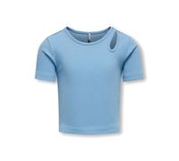Kids Only - Kognessa Life Ss Cutout Top Box Jrs Noos 15313690 Blu - Abbigliamento 11 - 12A Blu