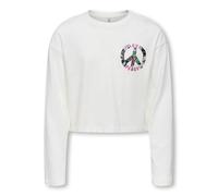 Kids Only - Kogoli Life Peace Loose L/S Top Fr Jrs Bianco - Abbigliamento 9 - 10A Bianco