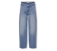 KIDS ONLY KOGSYLVIE Clean Wide Leg LB DNM Pim Noos Jeans Larghi, Light Blue Denim, 116 Bambina