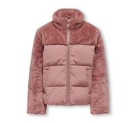 Kids Only - Kogwanja Fur Puffer Mix Coat Otw Rosa - Abbigliamento 8A Rosa