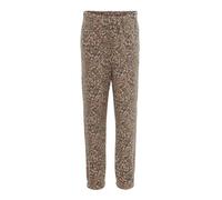 Kids ONLY Pantaloni Leopardo Ragazza Clover, marrone, 13-14 Anni