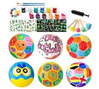 Kids Paint Lamp, 12-Color Football Night Light Kit, Creative Art Toy with Glow Stickers, Ideal for Bedroom, Living Room, Classroom, Christmas Parties, Holiday Presents for Children