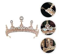Kids Pearl Crystal Crown Wheriel Girls Accessorio per strass per .