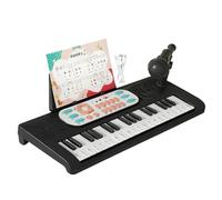 Kids Piano 37 Keys Keyboard With Microphone - Rechargeable Musical Toy For Boys & Girls, Learning Instrument With 2 Play Modes, Christmas Birthday Gift