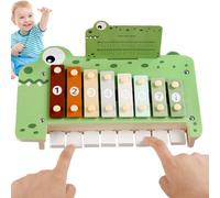 Kids Piano, Musical Piano Toy, Portable Educational Instrument, Interactive Learning Game, Hand Eye Coordination Development for Home Travel School Preschool Boys Girls