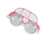 Kids Plates Divided - Stainless Steel Lightweight Cute Divided Bowl