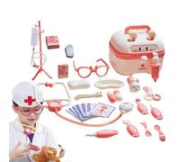 Kids Play Doctor Kit - Fingt Medical Set for Children Role Playing | Giocattoli realistici con strumenti colorati, stimola la creatività e le capacità motorie, ideali per il divertimento 'a