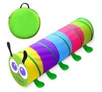 Kids Play Tunnel for Toddlers 1-3, 6 Foot Baby with 2 Mesh Sides Pop Up Crawling Toys 1 3 4 Year Old Girl Boy Birthday Velft, Indoor Outdoor Toddler Children or Dog