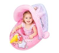 Kids Pool Float Inflatable Swim Ring Canopy Float 1 Piece