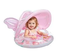 Kids Pool Float - Inflatable Swim Ring, Safety Seat Trainer with Sturdy Grip Handles, Water Buoyancy Support Function, Ideal for Children Beach Workplace Daycare Summer Lake Trips