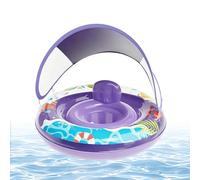 Kids Pool Float,Inflatable Swimming Ring with Detachable Canopy,Kids Swimming Floats | for Beach River Summer Party Play Outdoor Inside Dock Games Surfing Water