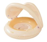 Kids Pool Float - Sun Protection Inflatable Water Raft, Kids Swimming Float with Removable UPF 50+ Canopy, Safety Seat Water Lounge, Anti- Swimming Ring, Inflatable Raft for Summer Outdoor Play