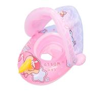 Kids Pool Float, Sun Protection Raft, 60 x 50 x 50 cm Inflatable with Canopy, Durable Vinyl Float, Comfortable Swimming Design, Summer Accessory for Bath Beach Girl Boy