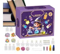 Kids Potion Kits, Magic Witch Bottles, Halloween Craft Kit, Interactive Spell Mixing Activity, Educational Playset Tools, for Preschool Classroom Home Fun, Long Lasting Use