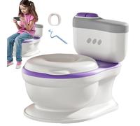 Kids Potty Training Toilet | Kids Bathroom Training Aid | Easy Clean Kids Toilet | Realistic Children's Toilet, All-Around Safety Potty's Tool, Durevole Potty Training WC, Splashproof Potty for To To