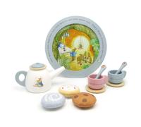 KIDS PREFERRED Beatrix Potter Peter Rabbit Set da t in legno per giochi di finzione 11 pezzi