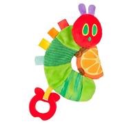Kids Preferred Eric Carle - Giocattolo sensoriale per neonati, bruco, disco d'arancia, massaggiagengive per seggiolino auto, passeggino