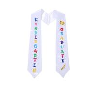 Kids Preschool Graduation Keepsake Sash - Vivid Print Milestone Stole