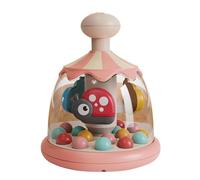 Kids Press Toy - Interactive Rotating Push, Spin Toy With Music, Colorful Learning Playset For ToddlersAnd Preschoolers, Hand Strength And Motor Skill Development, Educational Sensory Fun