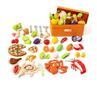 Kids Pretend Play Kitchen Set | Realistic Educational Fun | 26.5x12cm | Cooking Food Toys | Interactive Culinary Kit | Early Development Activity | For Home Birthday Daycare Pa