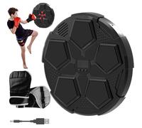 Kids Punching Trainer, LED Music Boxing Machine, Adjustable Speed Settings, Interactive Workout Game, Home Fitness Tool, Excellent for Girls, Boys, Teens, and Youth Exercise, 12.6x1.97x12.4 Inches