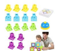 Kids Puzzle Blocks, Stacking Puzzle Preschool Building Toy,Exquisite Parents Kids Interaction Boards Game for Thanksgiving Birthday for Early Development