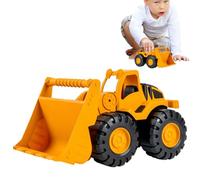 Kids Ride On Digger - ABS 20,5 x 17 x 10 cm Construction Vehicle Size | Inertia Driving Excavator Toy Truck | Big Construction Digger Vehicle Toy Playset for Children Learning Coordination In Indoor