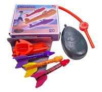 Kids Rocket Launch Toy - ABS, 10.03x8.46x2.87in Dinosaur Shaped Adjustable Angle Launcher | Preschool Rocket Launch Toy For Ages 3+, Outdoor Fun, Kids Games, Birthday Gift, Educational Play