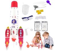 Kids Rocket, Space-Themed Educational Toy, Stem Science Kit, Hands-On Learning, Interactive Preschool Activity Set for Boys Girls to Explore Discover Build Motor Skills Development