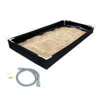 Kids Sandbox and Water Play Table - Foldable Outdoor Sand and Water Pool