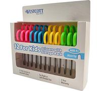 Kids Scissors, 5 Blunt, Pack of 12, Assorted, Sold as 1 Package