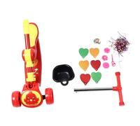 Kids Scooter Red Bird in 1 altezza regolabile manubrio pieghevole pneumatici più larghi sedile a sella per calci scooter per bambini di 2-12 anni