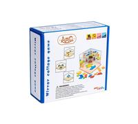 Kids Sensory Logic Thinking 3D Puzzle Blocks Color Shape Cognitive Table Toys