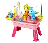 Kids Sink With Running Water, Electric Water Play Table Play Sink