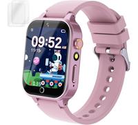 Kids Smart Watch Gift for Girls Age 5-12, 26 Games HD Touch Screen Watches with Video Camera Music Player Pedometer Flashlight 12/24 hr Educational Toys Birthday Gifts for Girls Ages 7 8 9 10