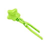 Kids Snowball Maker Star Shape Snowball Fist Fist For Snowball Play Tools Sledge For Winter Activities Outdoor Play And Adventur (Green, One Size)