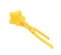 Kids Snowball Maker Star Shape Snowball Fist Fist For Snowball Play Tools Sledge For Winter Activities Outdoor Play And Adventur (Yellow, One Size)
