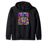 Kids So Long Pre-K Kindergarten Here I Come pre-k laurea Felpa con Cappuccio