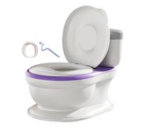 Kid's Splashproof Potty Training Toilet | Realistic Toilet for Kids | All-Round Safety Protection Training Tool for Boys and Girls, Easy Clean and Non-Slip Design