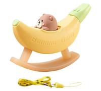 Kids Sports Whistle, Cartoon Noise Maker Whistle, Silicone Outdoor Whistle, Banana Bear Whistle, 4.53x3.15x0.79 Inches Un Campeggio Whistle, Hiking Safety Whistle, Child-Friendly Whistle, Dura