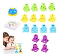 Kids Stacking Blocks, Preschool Learning Puzzle, Sensory Toys Game, Parents Kids Interaction, Early Development Toys, Thanksgiving Birthday Gift, Board Game for