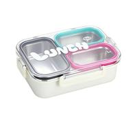 Kids Stainless Steel Lunch Container - Lidded Food Storage Bowl For School