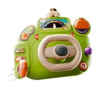 Kids Steering Wheel Toys, Simulated Driving Controller, 8,78 x 7,4 x 3,54 pollici, Interactive Educational Pretend Game, Fun Learning Toy, Ideal for Youth, Teens, Girls, Family, Playtime