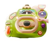 Kids Steering Wheel Toys, Simulated Driving Controller, Pretend Play Game, Interactive Learning Toy, Compact Design, 8.78x7.4x3.54inc, for Youth, Teens, Girls, Family, and Friends