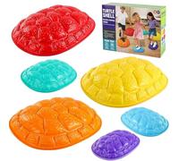 Kids Stepping Stones - Colorful Turtle Shell Coordination Set, 6 Pieces Balance Stepping Stones | Physical Activity Concentration Exercise Toy For Educators Parents Teachers Use