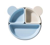 Kids Suction Plates With Compartment Tray - Food-Grade Silicone Suction Cup Plates For Babies, Multifunctional Divided Dishes For - Mealtime Suction Cup Compartment Tray For Kids - Foo