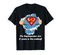 Kids Superhero Birthday Gift for 2 Year Old Maglietta