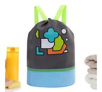 Kids Swim Bag, Cartoon Waterproof Swim Bag, Oxford Cloth Swims Backpacks, Large Capacity Pool Bag, Adjustable Swim Bags, Adjustable Shoulder Straps Sports Pool Bags for Boys, Girls