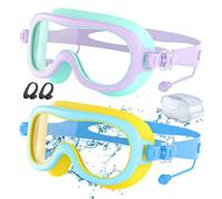 Kids Swim Goggles - 2-Pack Anti-Fog Pool Glasses | Leak-Proof UV Protection