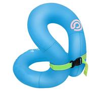 Kids Swim Ring, Inflatable Floating Swim Vest, Compact Heavy Duty Lightweight Air Bag Surround Water Trainer Tube for Sport, Boating, Beach, Scuola Pool Class and Vacation, Safety Design, Blue
